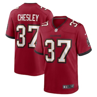 mens nike anthony chesley red tampa bay buccaneers game play